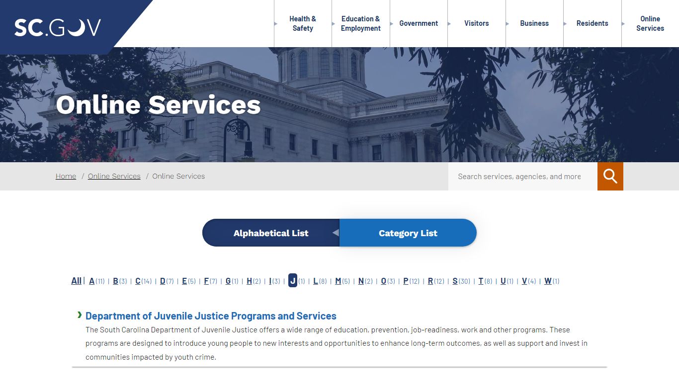 Online Services | SC.GOV